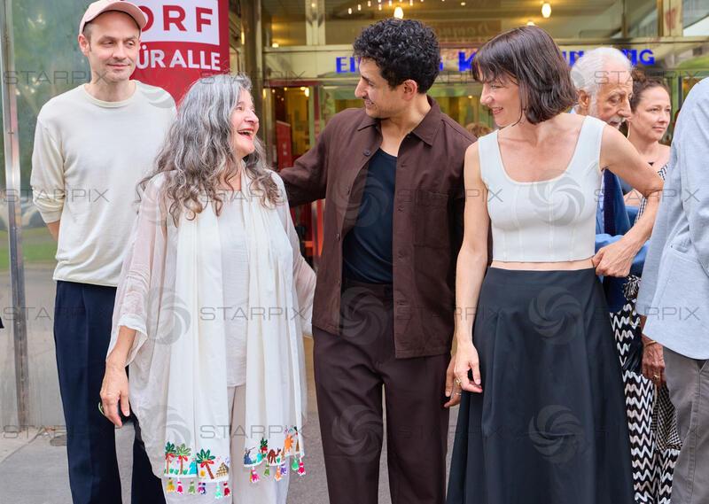 Copyright: Starpix / A. Tuma, 07.07.2026 Wien ,   Maria HOFSTÄTTER, Amir EL-MASRY, Valerie PACHNER,  Kinopremiere von " The Stories" im Gartenbaukino Wien