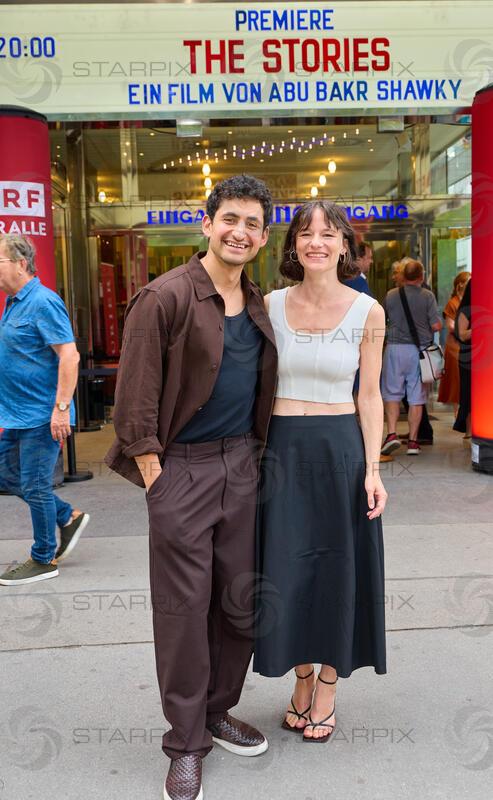 Copyright: Starpix / A. Tuma, 07.07.2026 Wien ,  Amir EL-MASRY, Valerie PACHNER, Kinopremiere von " The Stories" im Gartenbaukino Wien