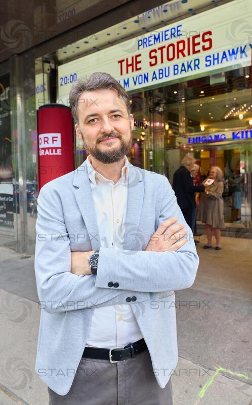 Copyright: Starpix / A. Tuma, 07.07.2026 Wien ,  Abu Bakr SHAWKY (Regisseur) , Portrait, Kinopremiere von " The Stories" im Gartenbaukino Wien