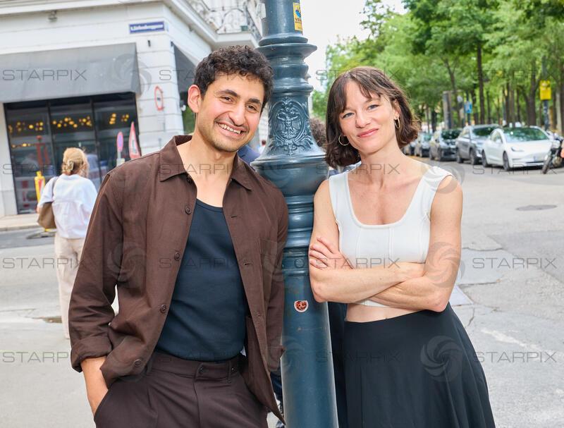 Copyright: Starpix / A. Tuma, 07.07.2026 Wien ,  Amir EL-MASRY, Valerie PACHNER, Kinopremiere von " The Stories" im Gartenbaukino Wien