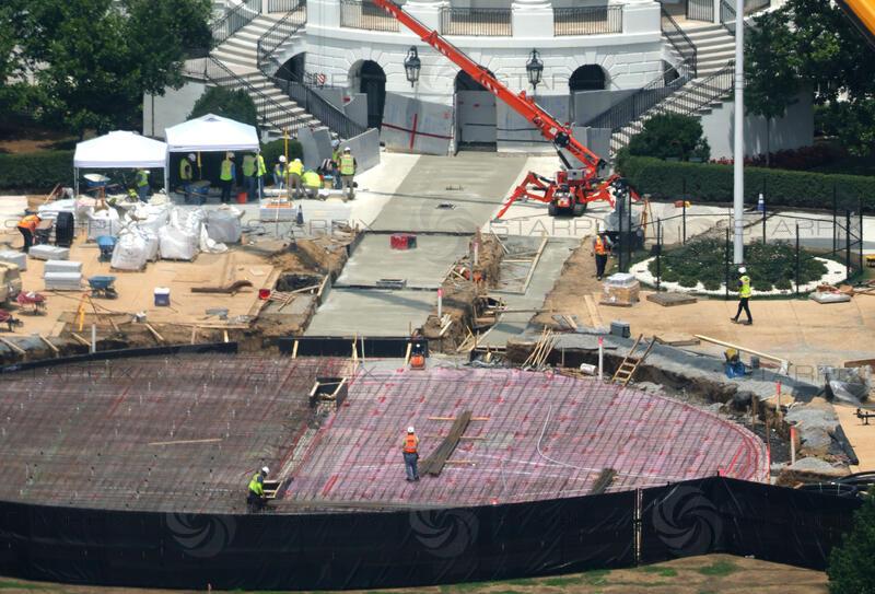 White House Helipad Construction