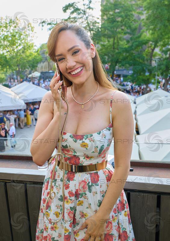 Copyright: Starpix / A. Tuma, 15.07.2026 St. Margarethen ,   Sasa SCHWARZJIRG, Portrait, Telefoniert, ,  Premiere Oper im Steinbruch St. Margarethen "Tosca"Premiere Oper im Steinbruch St. Margarethen "Tosca"
