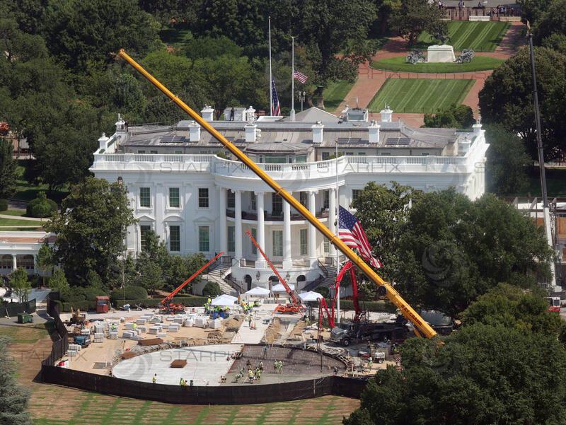 White House Helipad Construction