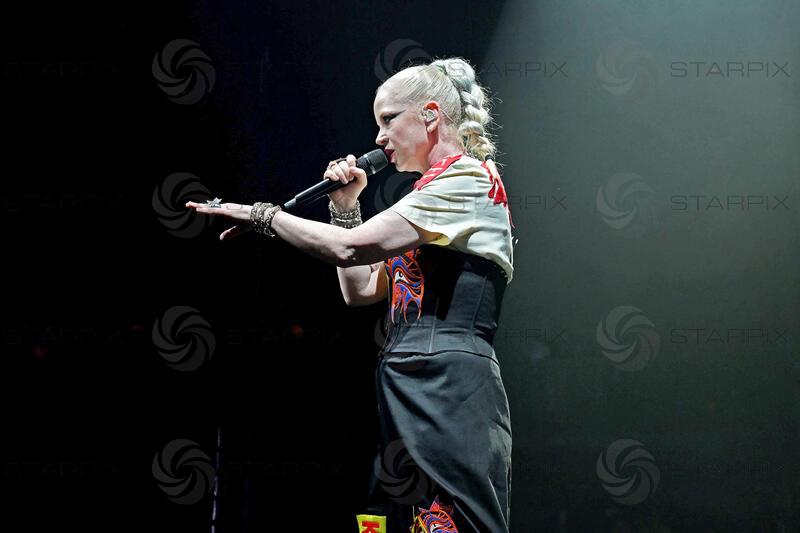 Garbage performing at Roundhouse in London