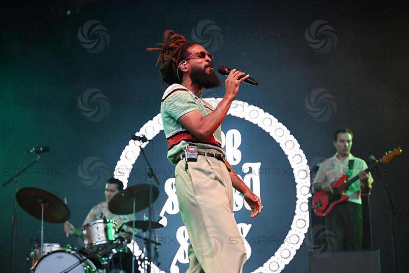 Thee Sacred Souls performing at Somerset House in London
