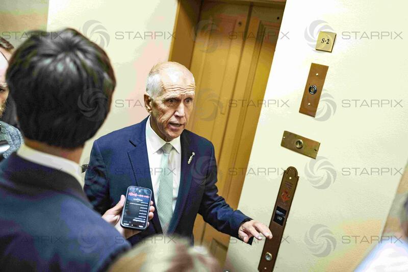 Thom Tillis Meets Reporters in the US Capitol