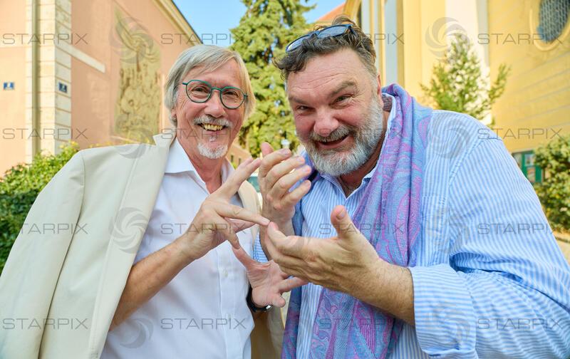 Copyright: Starpix / A. Tuma,  30.07.2026 Stockerau,    Manfred WABA, Martin LEUTGEB, Premiere von " Ein Sommernachtstraum " Festspiele Stockerau   