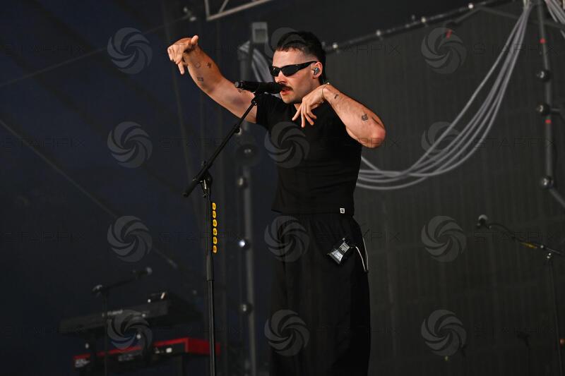 James Marriott performing at Latitude Festival