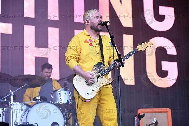 Everything Everything performing at Latitude Festival
