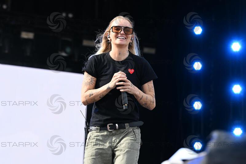 G Flip performing at Brighton and Hove Pride