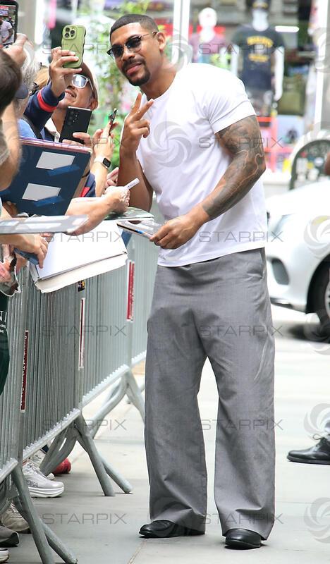 Aaron Pierre seen at NBC's Today