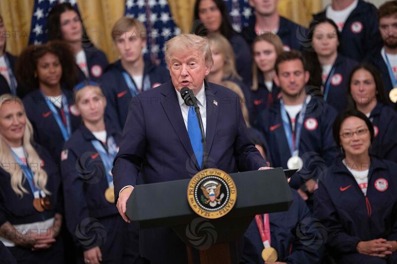 President Trump Hosts Team USA Olympians at White House