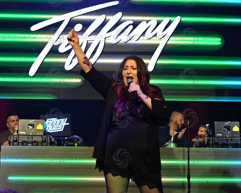 Tiffany performs at Kemistry Nightclub