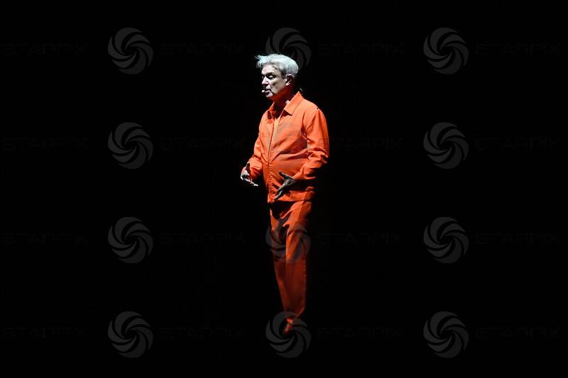 David Byrne performing at Latitude Festival