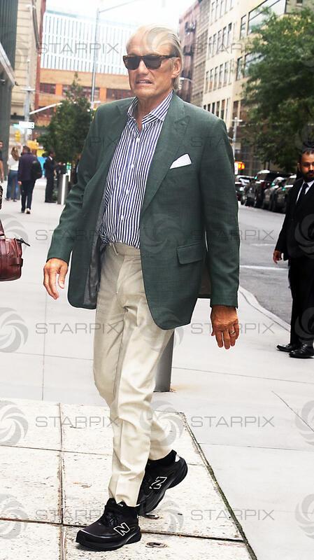 Dolph Lundgren at Live with Kelly & Mark