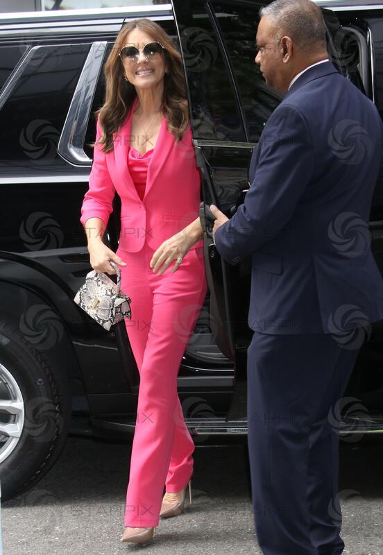 Elizabeth Hurley seen at Good Day NY