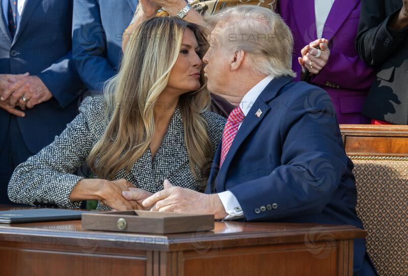 DC: Trump Signs an Executive Order Led by First Lady Melania Trump