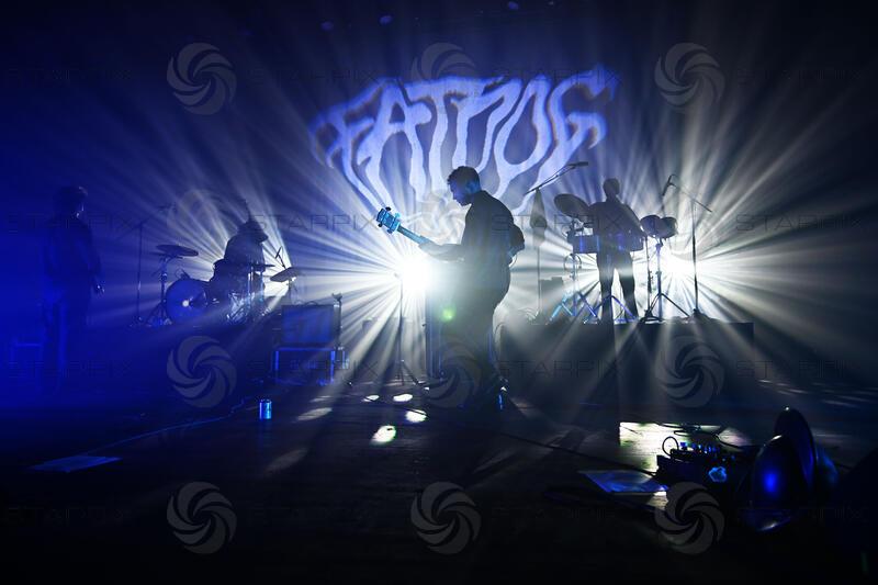 Fat Dog performing at Brixton Academy